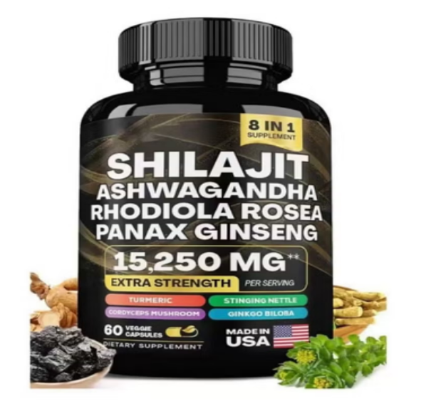 شيلجيتي هيمالايا النقي 8 في 1 – تركيبة قوية لدعم الصحة والطاقة