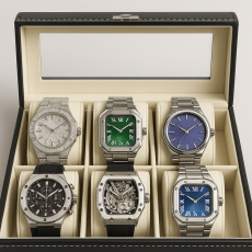 ⌚ بوكس الساعات الفاخرة – 6 ساعات في باكيج واحد ✨