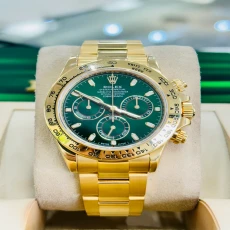 💚✨ دايتونا الذهبية – الوجه الأخضر اللي يخطف الأنظار مطلي بالذهب